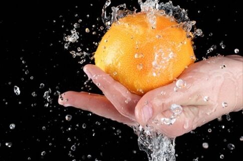lavar frutas para prevenir parasitas subcutâneos