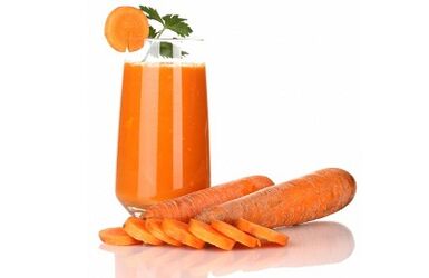 suco de cenoura para remover parasitas