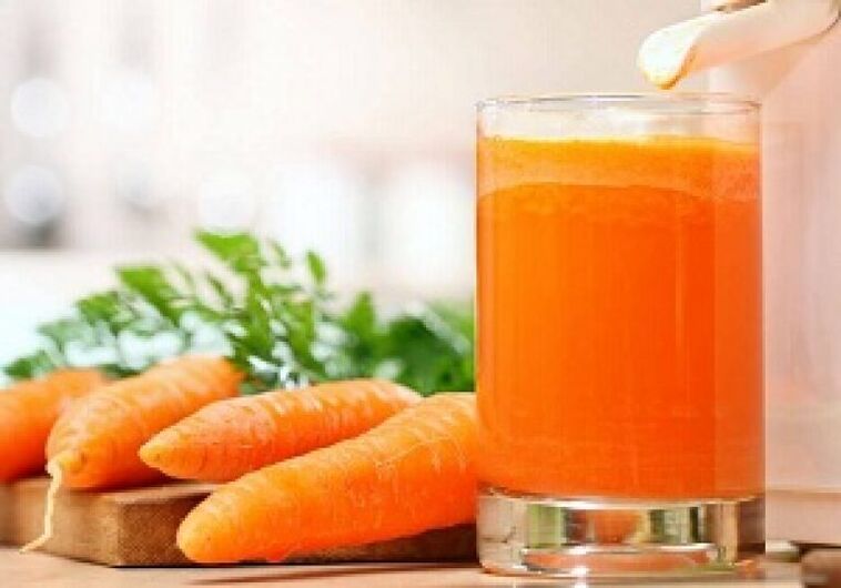 O suco de cenoura no combate aos vermes é indicado tanto para adultos quanto para crianças